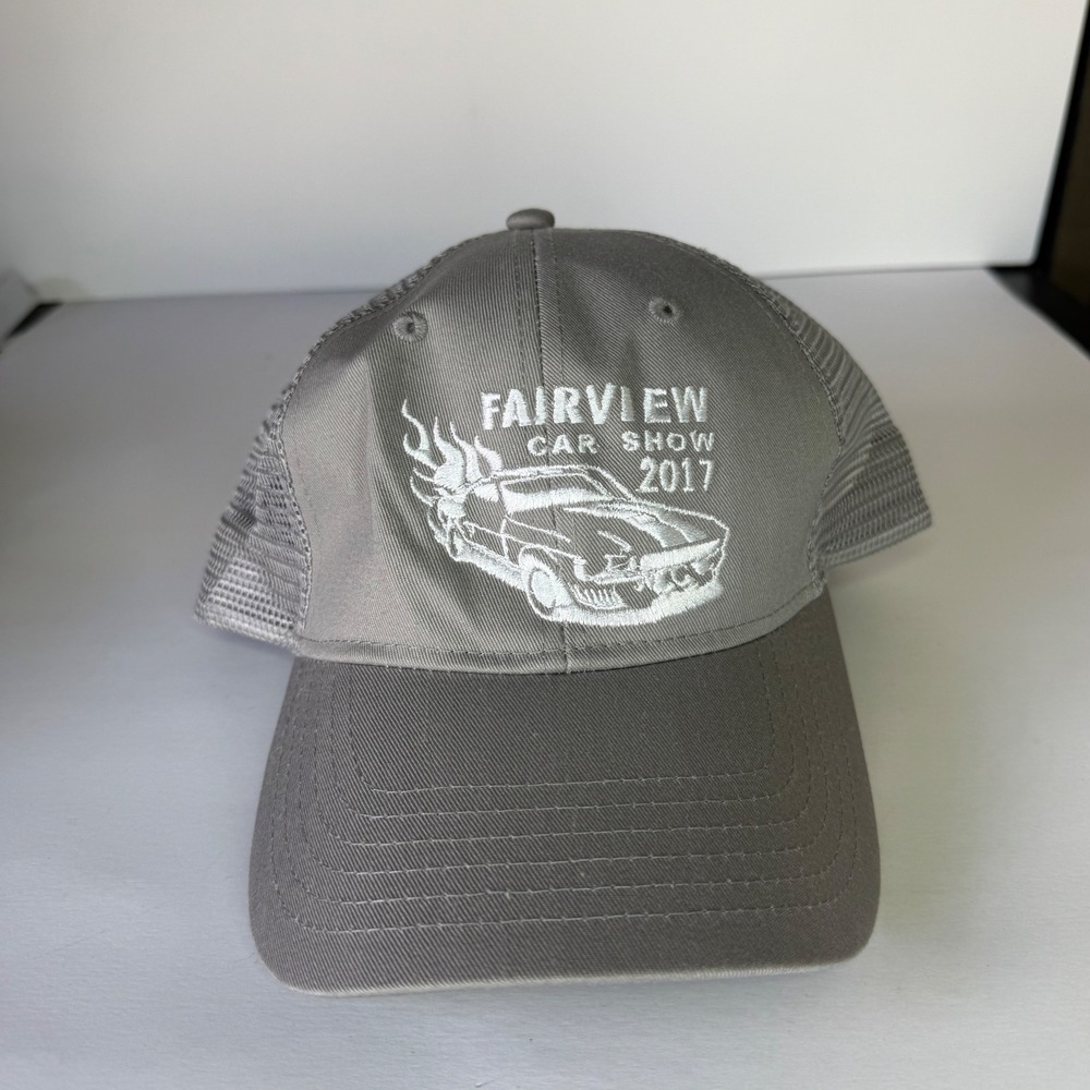 Fairview Car Show 2017 OTTO Gray Trucker‎ Hat Cap One Size Embroidered